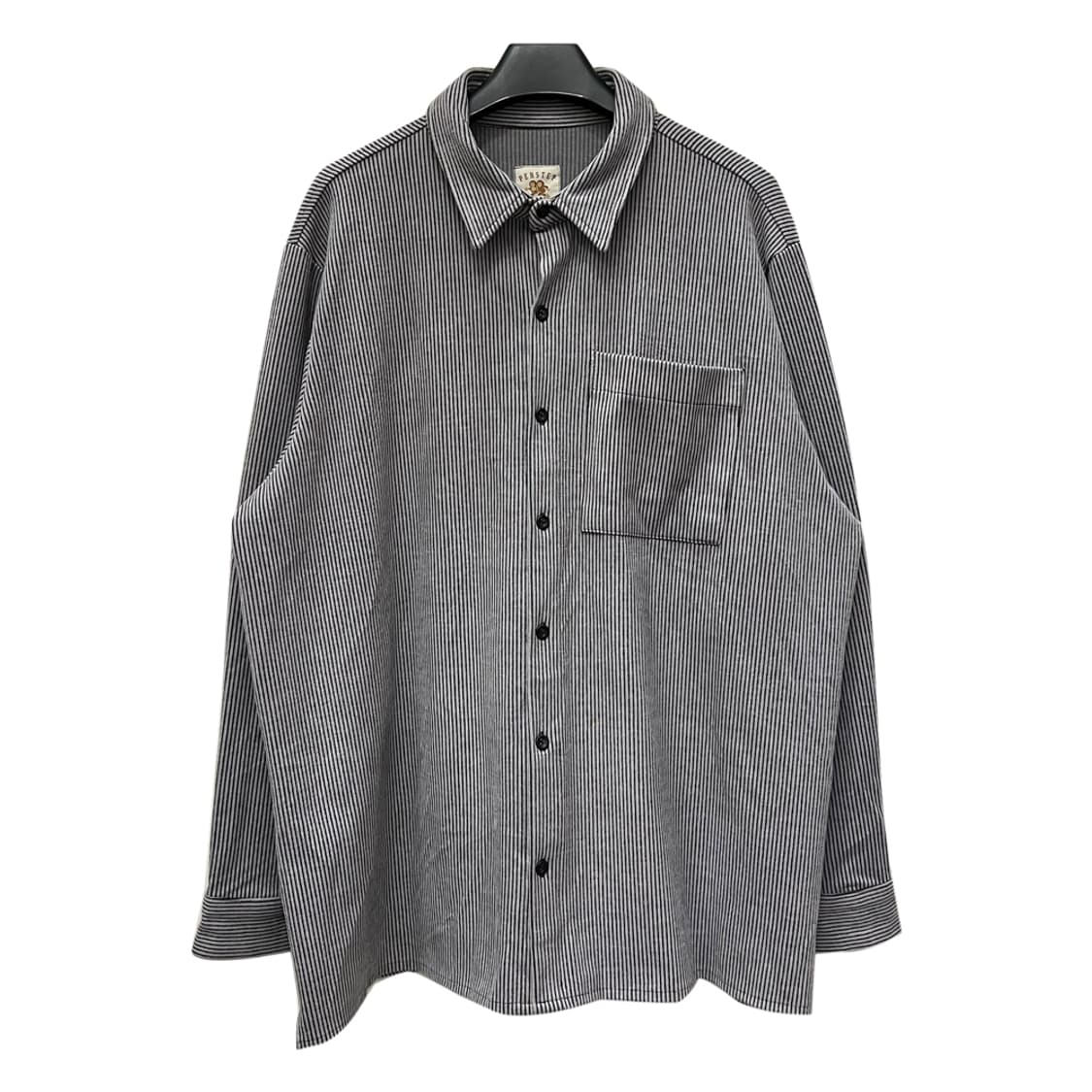 퍼스텝 헤비 엠보 스트라이프 셔츠 남방 2XL 상품이미지1