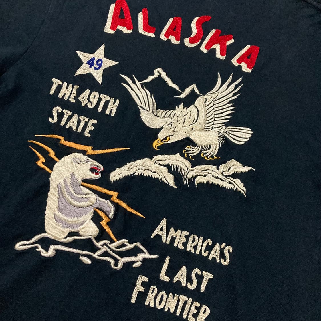 [M] 토요엔터프라이즈 마이클 등판 자수 반팔티 상품이미지2