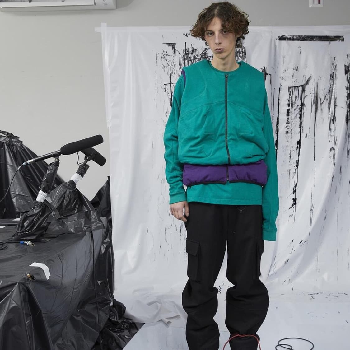 (XL) GR10K 페디드 저지 베스트 포레스트그린 상품이미지2