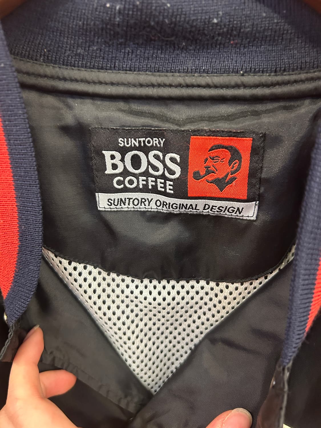 산토리 보스 커피 새틴 바시티 재킷 상품이미지4