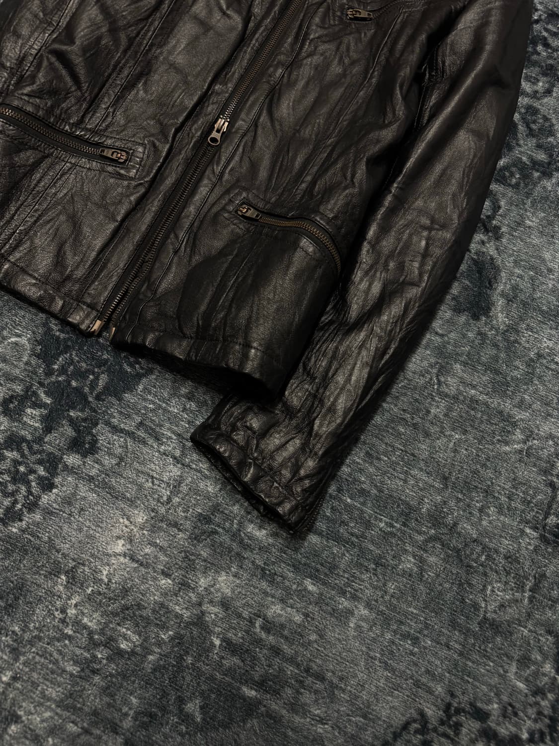 Jackrose 00s archive leather wolf jacket 상품이미지5