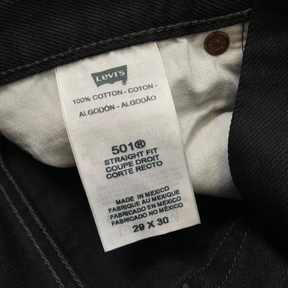 levis 501 리바이스 블랙진 데님 29  상품이미지5