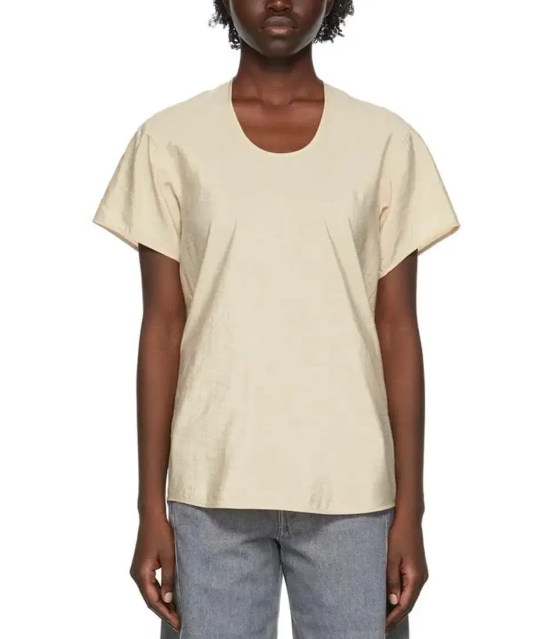 (38)르메르 숏슬리브 스쿱넥 티셔츠 블라우스 lemaire 셔츠 상품이미지1