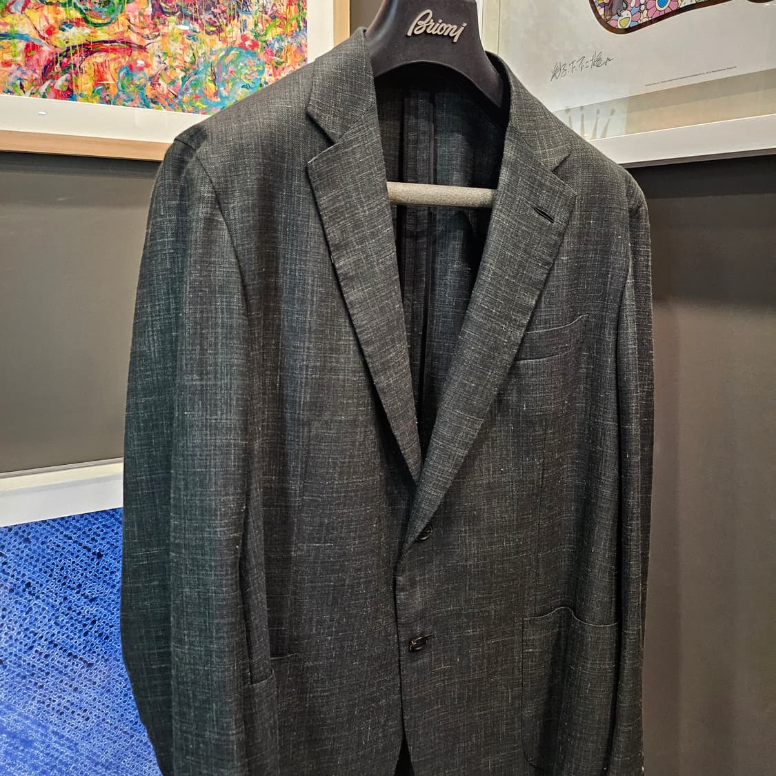 브리오니 린넨 한정 정장 블레이저 자켓 상품이미지2