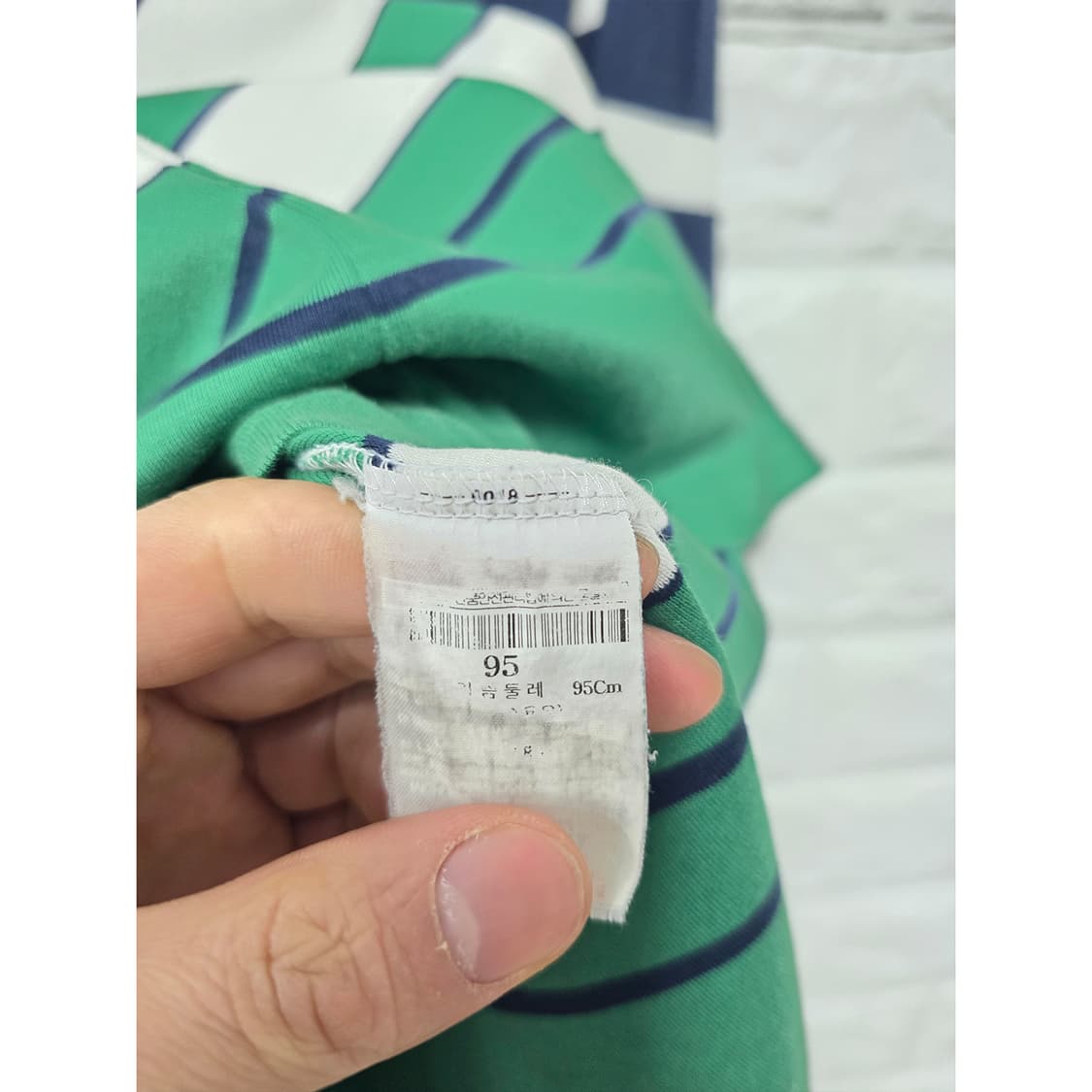 택포_ 빈폴 골프 스트라이프 하프넥 티셔츠 95 상품이미지3