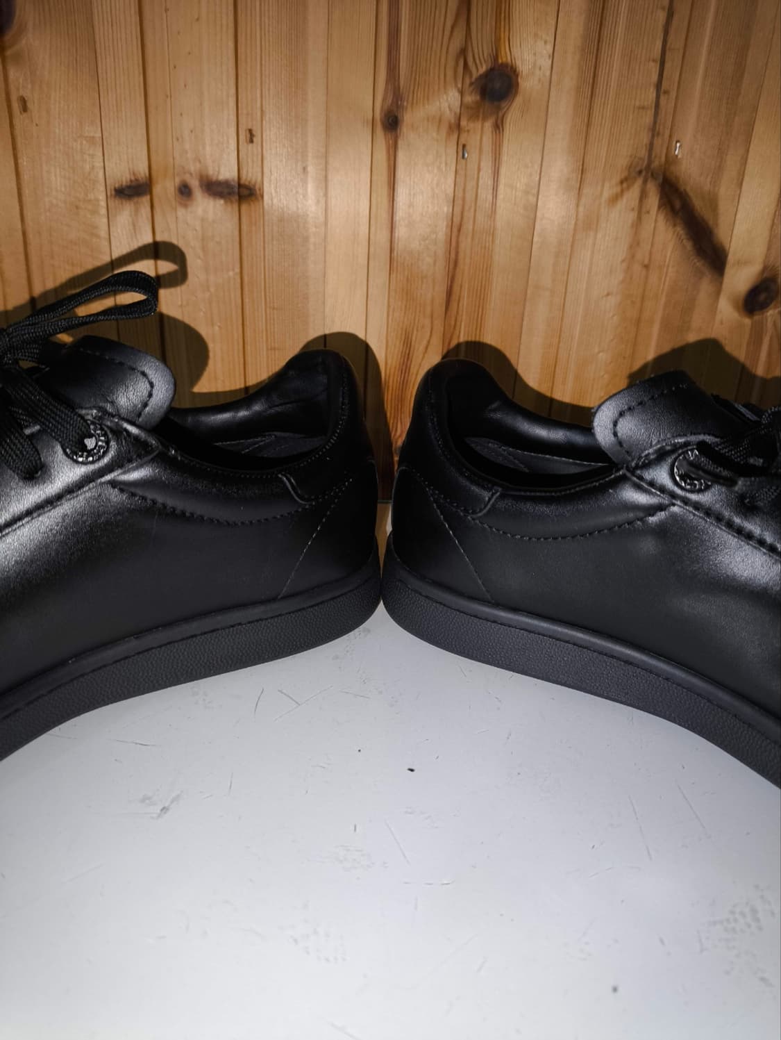 270mm 엠포리오 알마니 클래식 CC 스니커즈 올블랙 상품이미지6