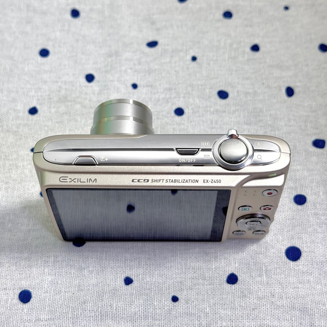 카시오 엑슬림 EX-Z450 샴페인 실버 빈티지디카 상품이미지3