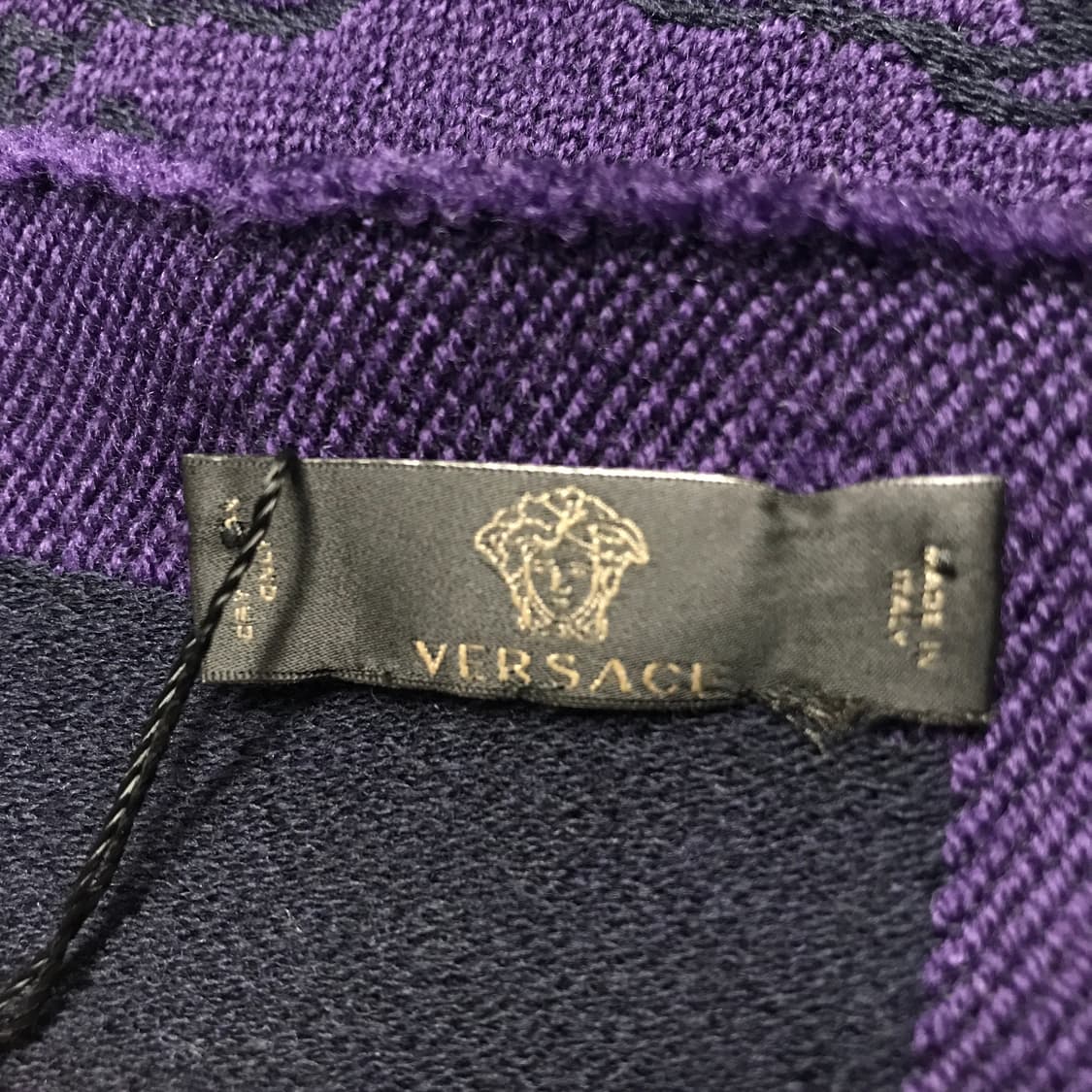 베르사체 메두사 머플러 퍼플 상품이미지9