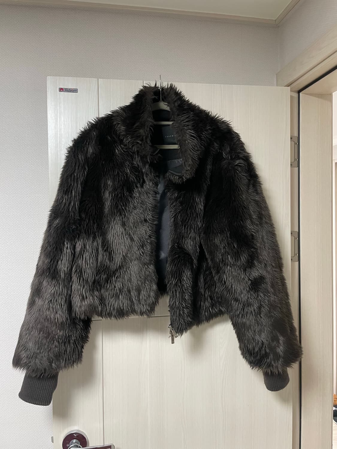 트리밍버드 퍼 자켓 딥브라운 색상 상품이미지1