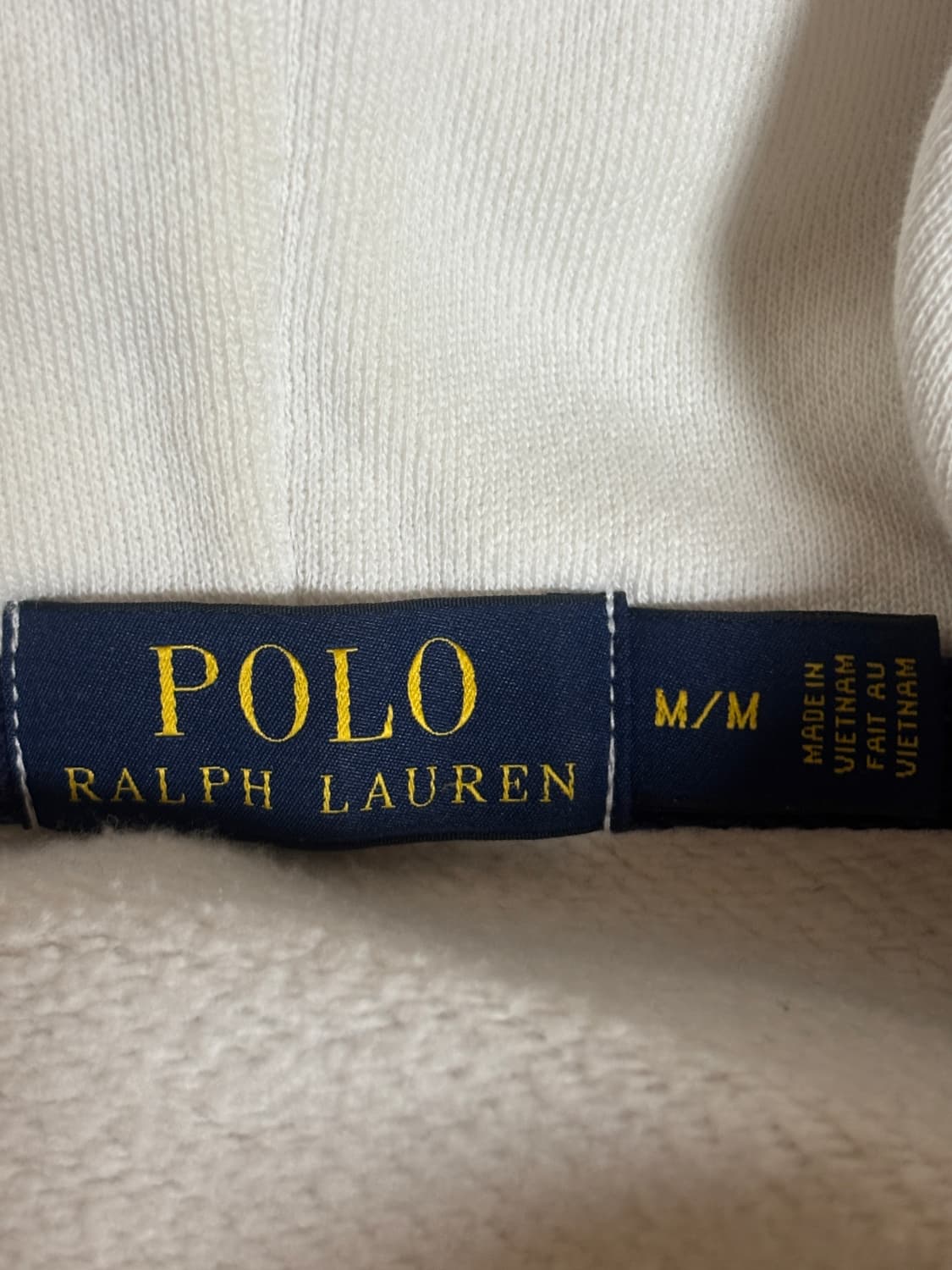 폴로 랄프로렌 빅포니 성조기 USA 화이트 후드집업 m 상품이미지3