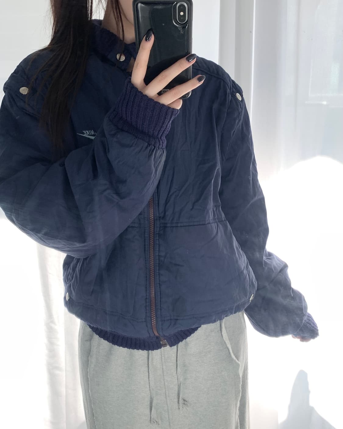 Nike 나이키 노르딕 리버시블 양면 니트 자켓 상품이미지10