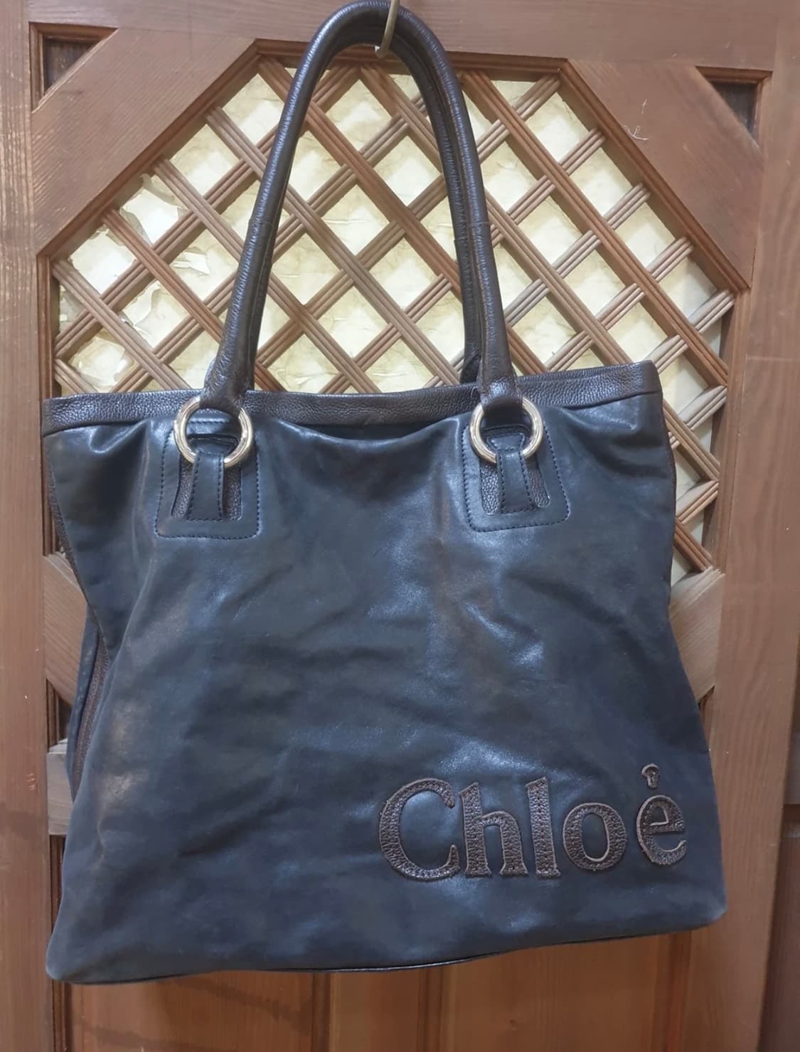 끌로에 빈티지 가죽 쇼퍼백 상품이미지1