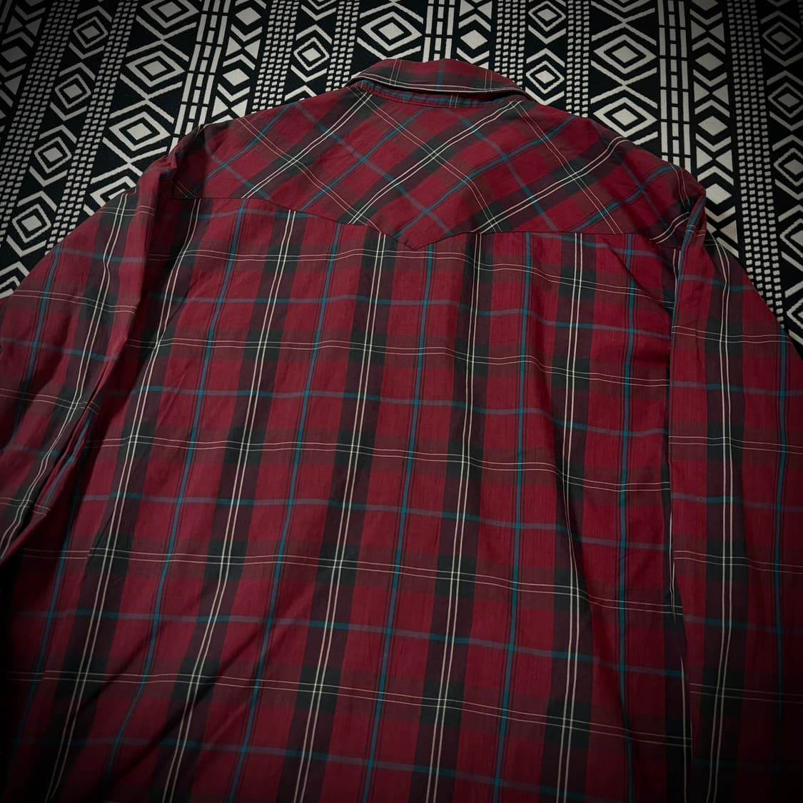  90s W-B Western Wear Check Shirt 상품이미지2