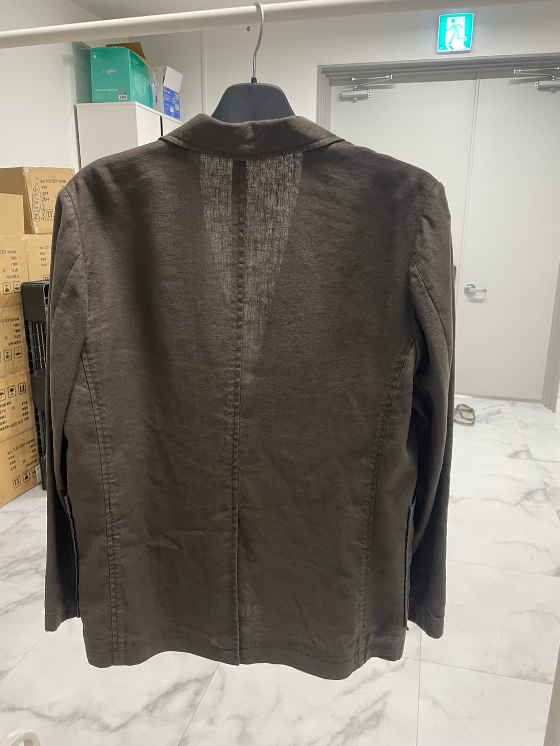 벌스데이수트 프리미엄 리넨 셋업 카키 / M(95-100) 상품이미지3