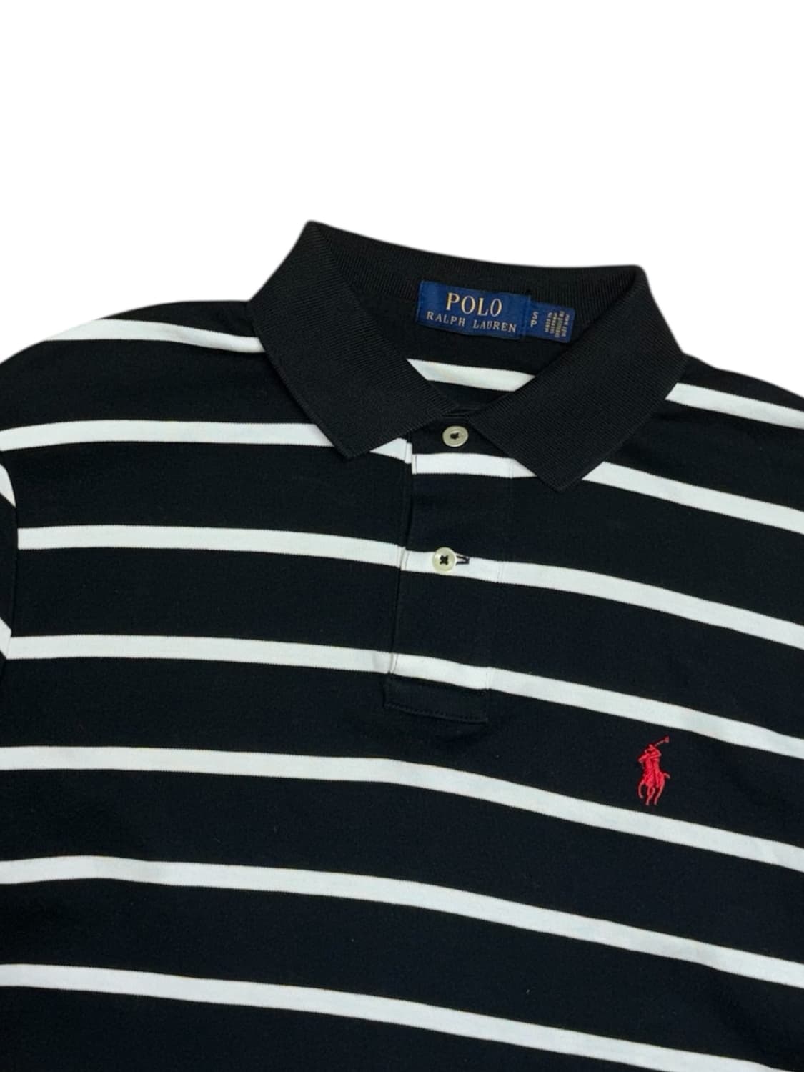 폴로 랄프로렌 블랙 스트라이프 반팔 카라티 상품이미지4