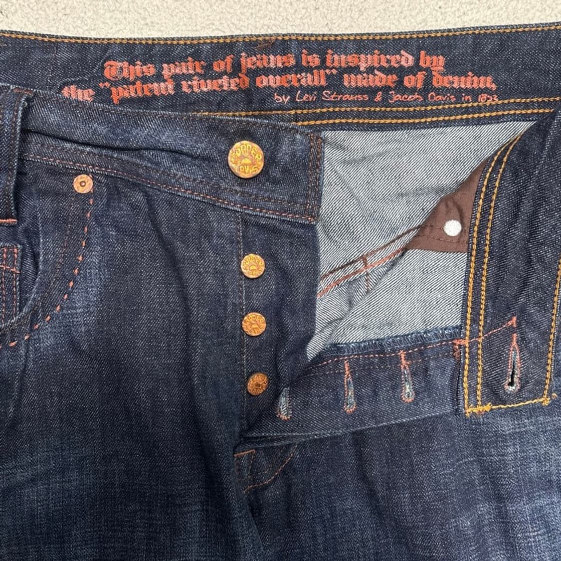 LEVI STRAUSS & CO 데님팬츠 버튼 플라이 상품이미지3