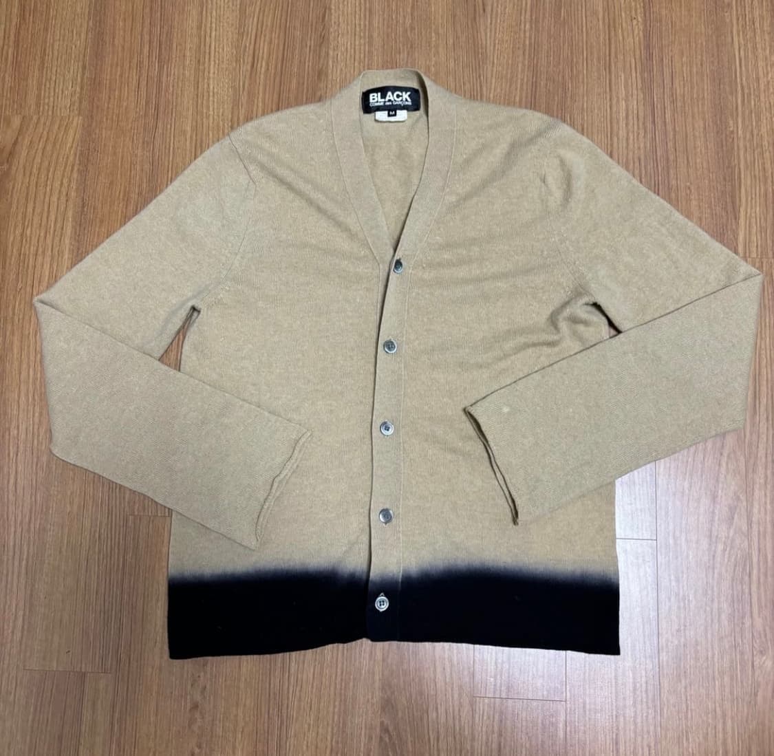 꼼데가르송 블랙라인 투톤 그라데이션 가디건 M 상품이미지2