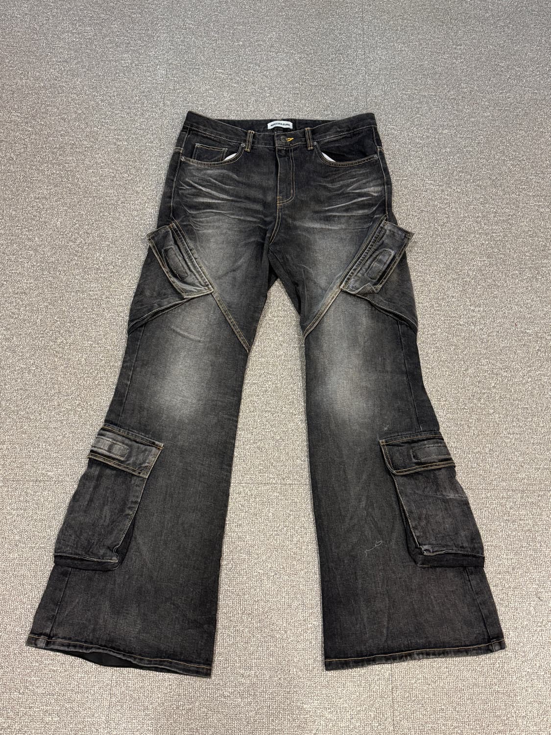 노쿨러스 부츠컷 카고 플레어 데님 팬츠 2  상품이미지5