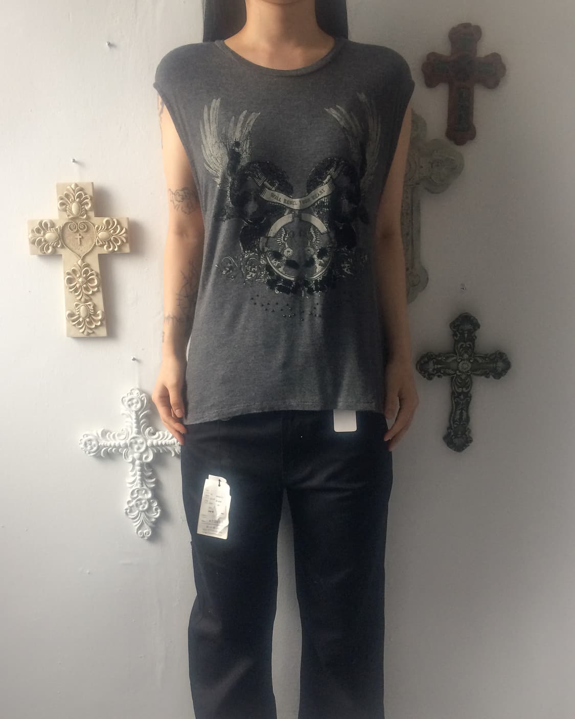 Back open printing top 상품이미지5
