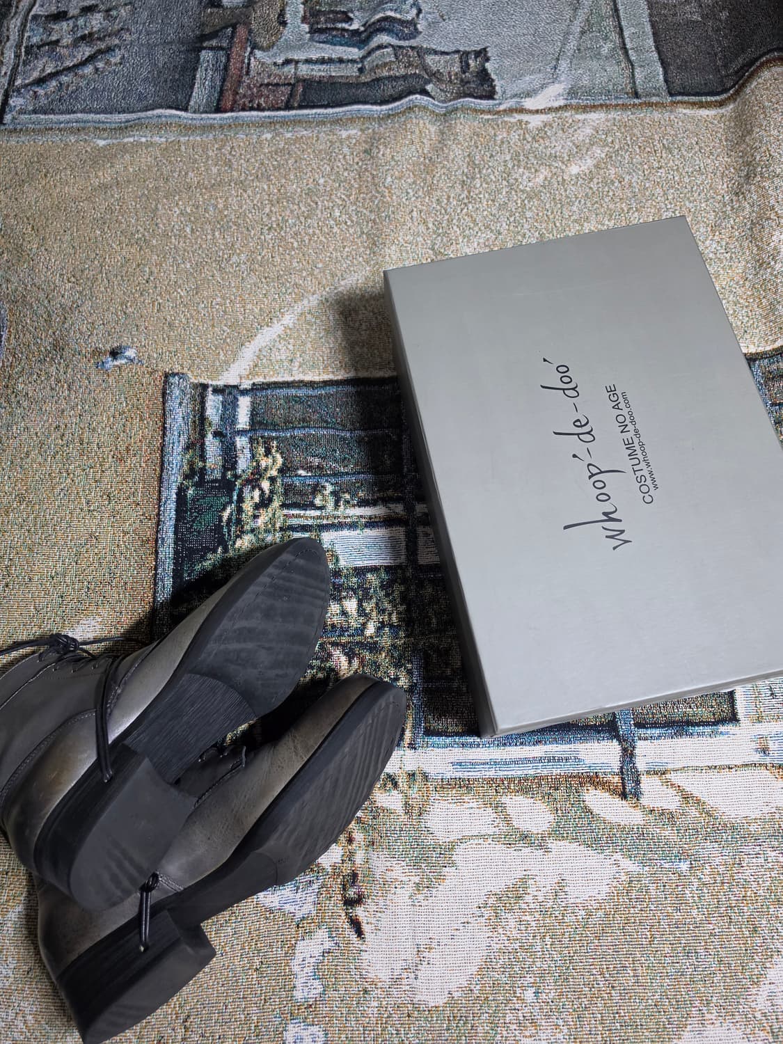 훕데두 레이스 스루 부츠 상품이미지8