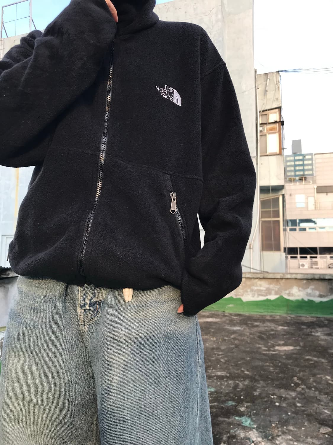 노스페이스 블랙 후리스 상품이미지2