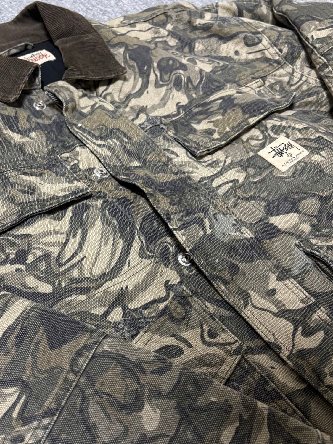 스투시 캔버스 워크 자켓 s 상품이미지3