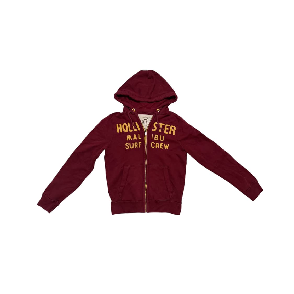 10s 홀리스터 버건디 풀집업 후디 상품이미지1