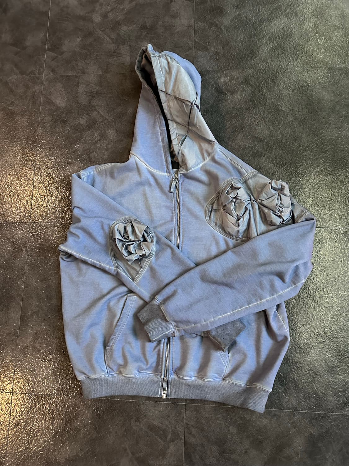 강정석 오리가미 패턴 후드 상품이미지3