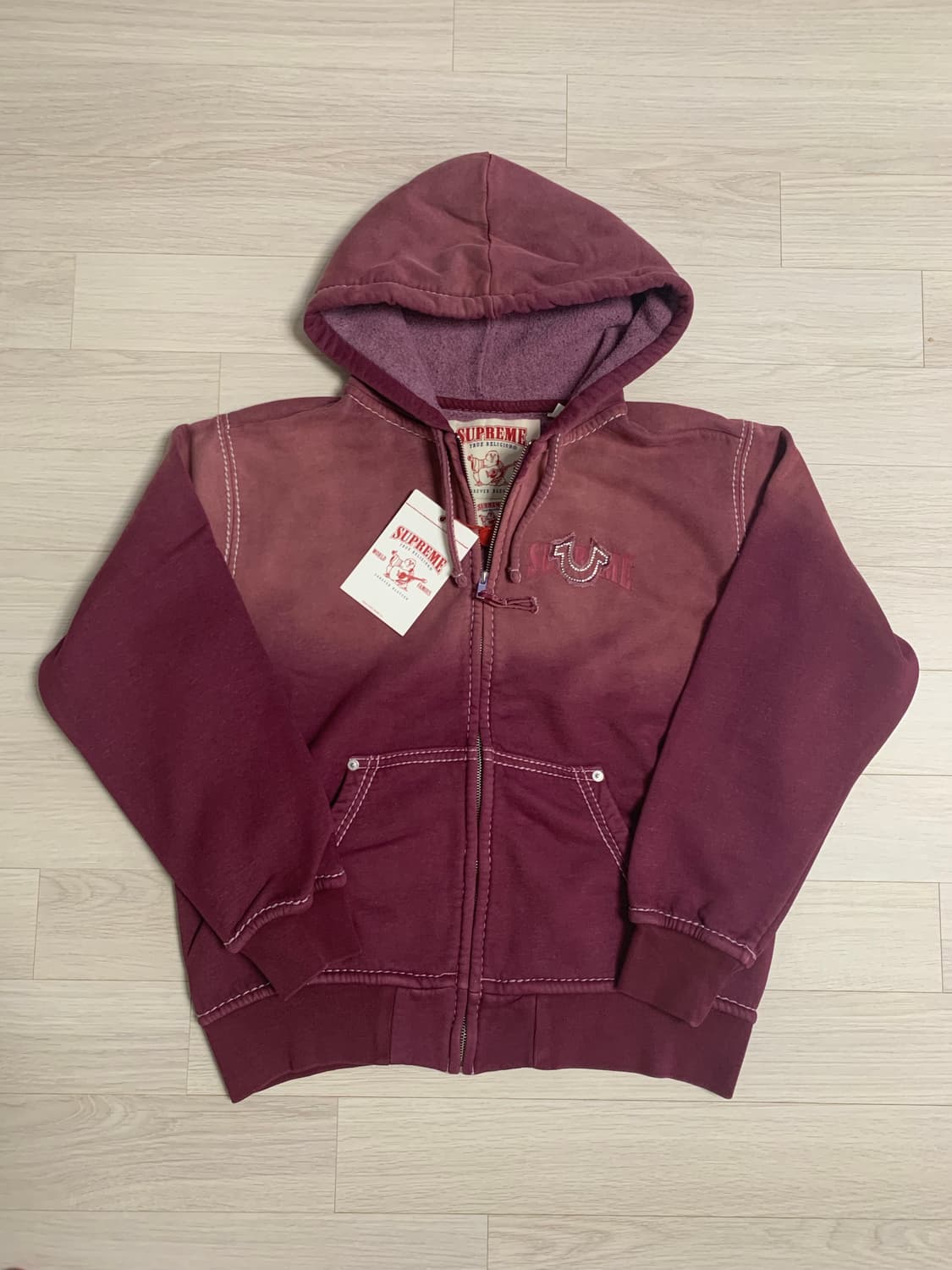 [새제품] 슈프림 X 트루 릴리젼 후드집업 상품이미지1