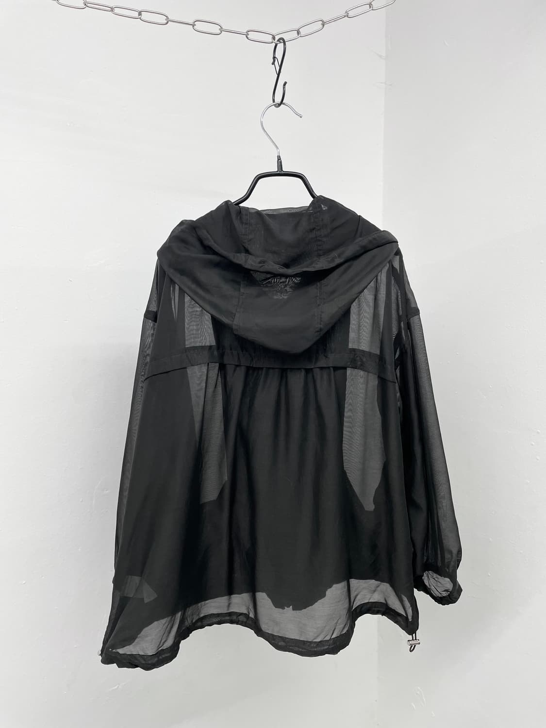 블랙 시어 스트링 자켓  상품이미지7