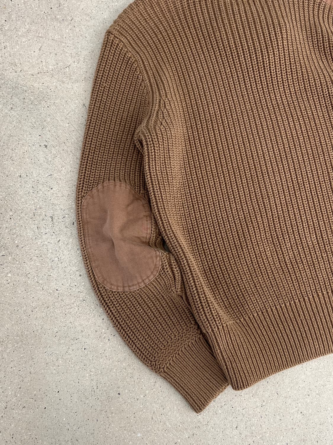 폴로 랄프로렌 엘보패치 숄카라 헤비코튼 니트 상품이미지6