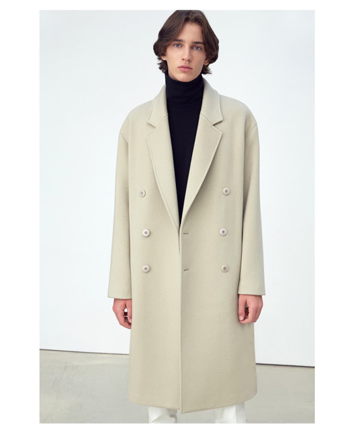 쿠어 캐시미어 크림코트 상품이미지1