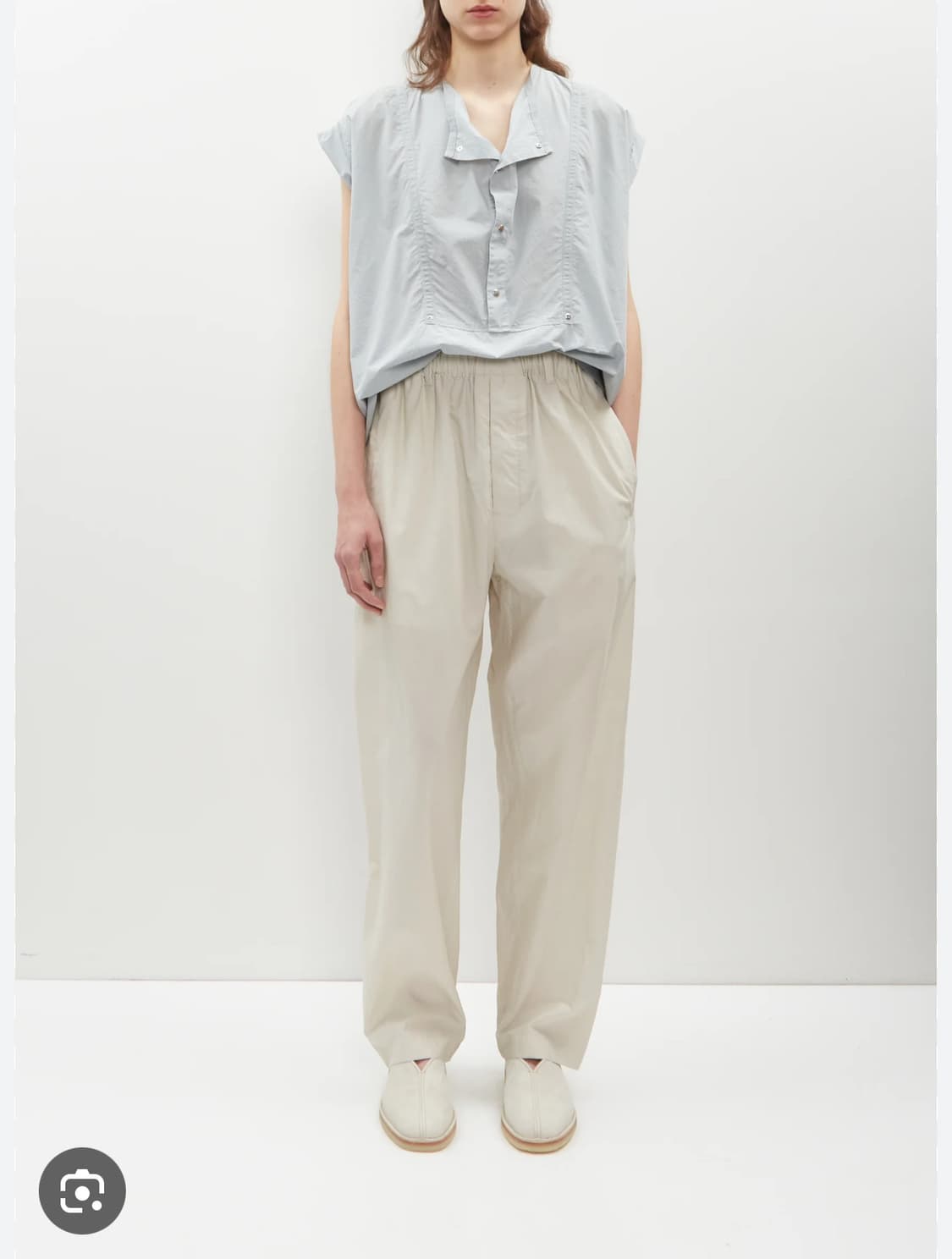 르메르 Lemaire 드라이 실크 릴렉스 팬츠 새상품 xs-s 상품이미지7