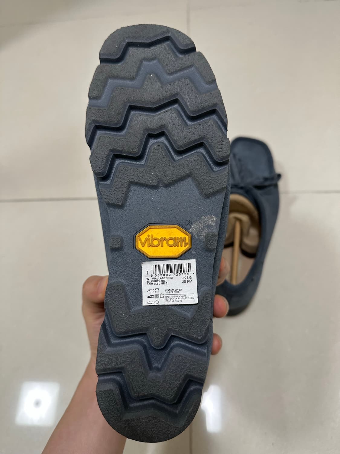 클락스 왈라비 고어텍스 블루그레이 UK8 270 상품이미지6