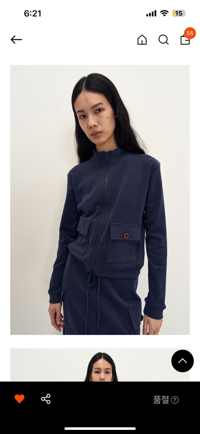 지지비샤 pocket cardigan 상품이미지2