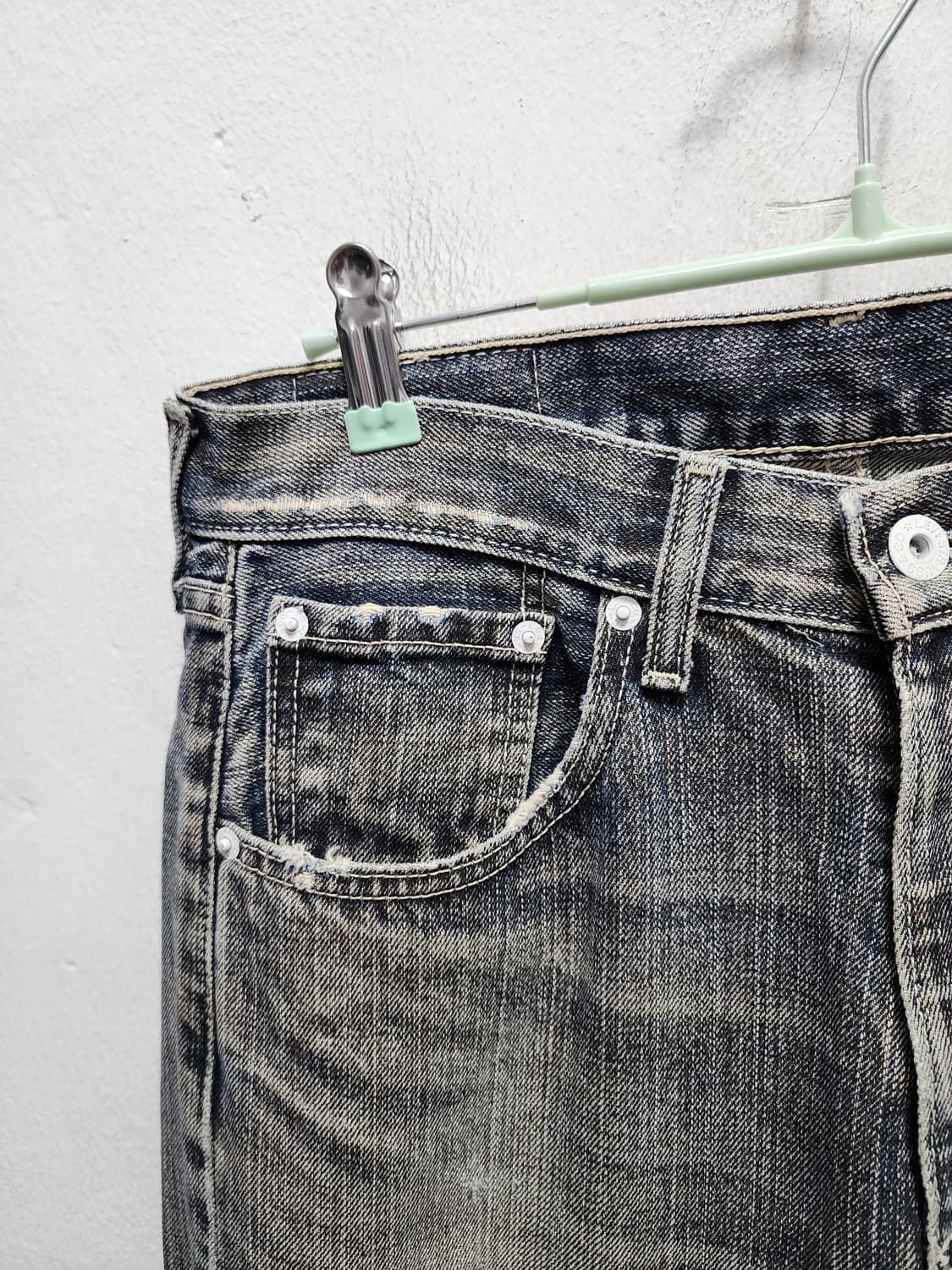 리바이스 503 빈티지 데미지 청바지 상품이미지5