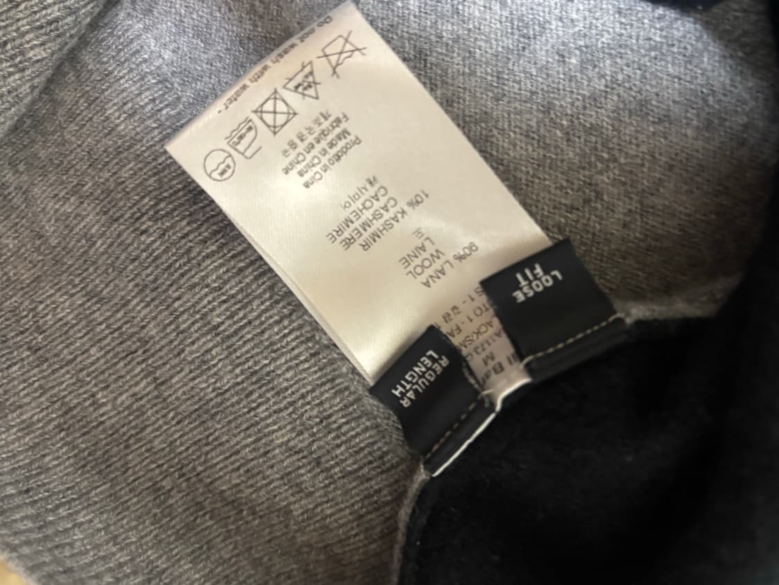 닐바렛 더블 컬러 니트 상품이미지4