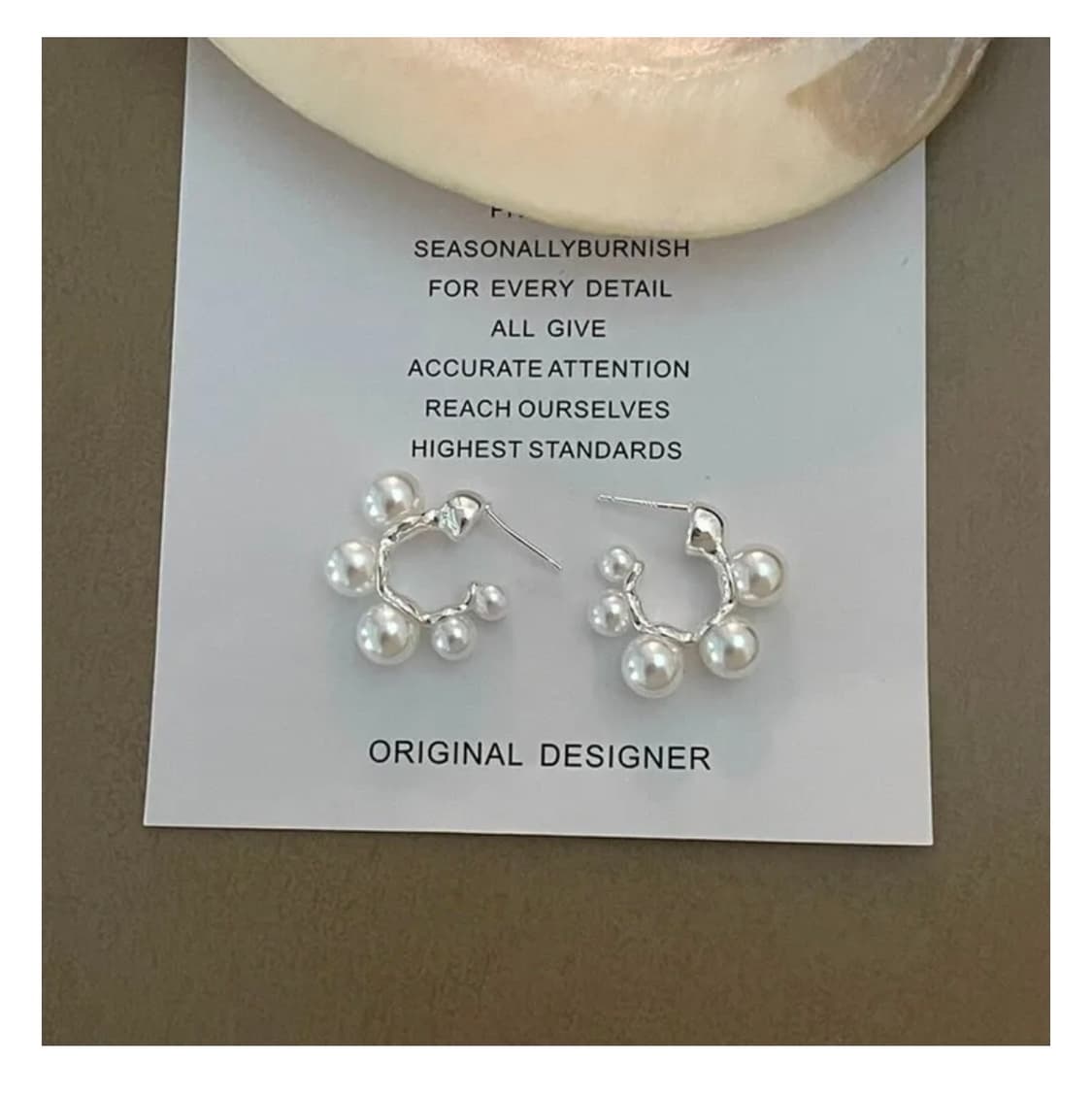 진주 925실버 귀걸이(새상품) 상품이미지5