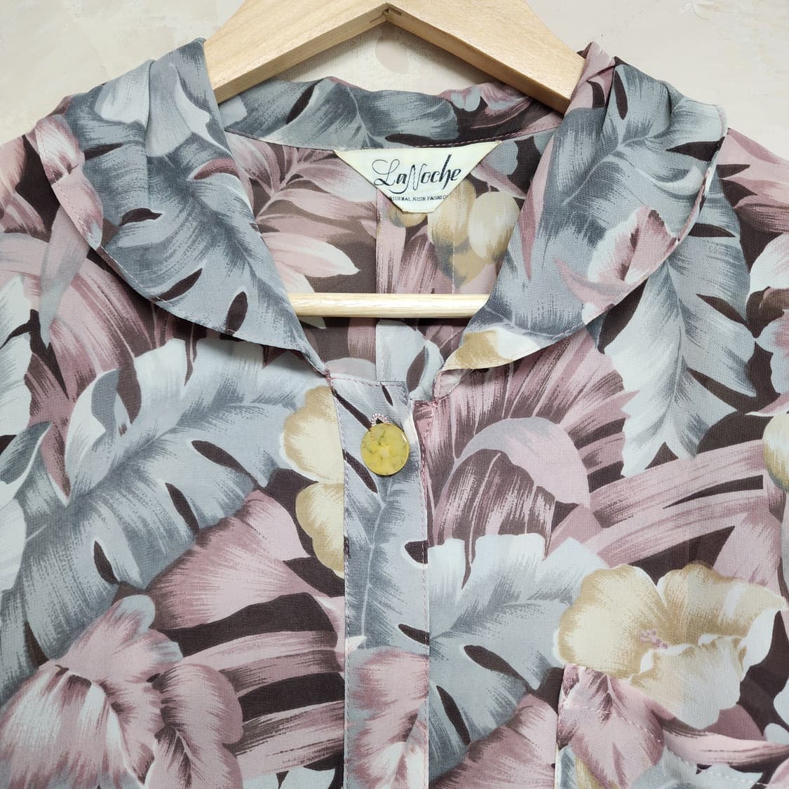 플라워 롱 블라우스 상품이미지3