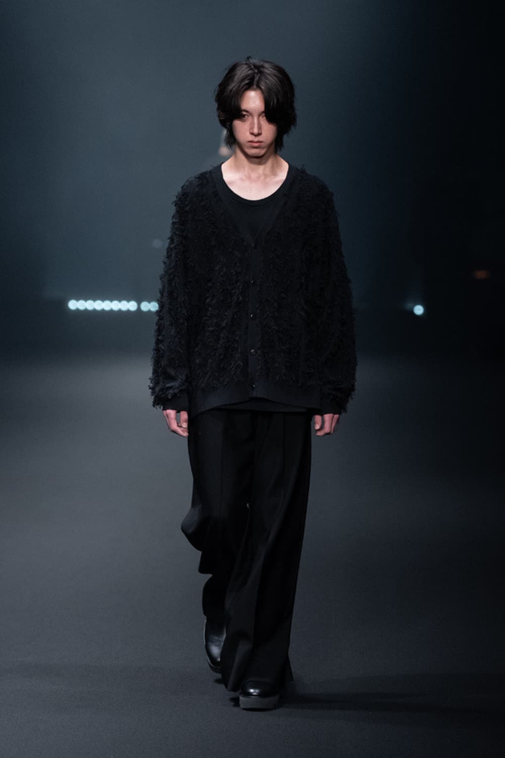 LAD MUSICIAN HIGH GAUGE FRINGE CARDIGAN 상품이미지1