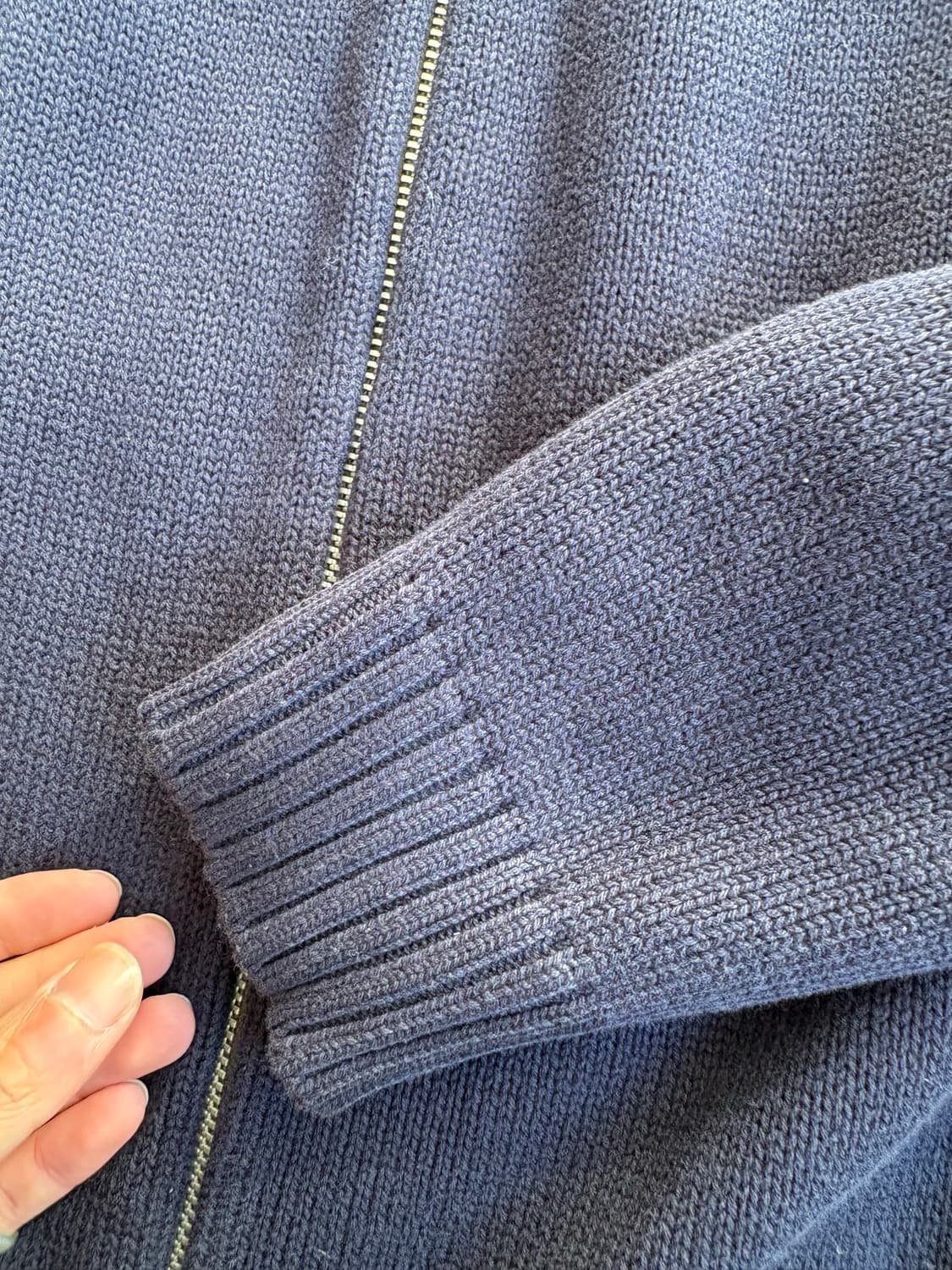 유나이티드애로우즈 블루라벨 리버시블 니트집업 상품이미지8