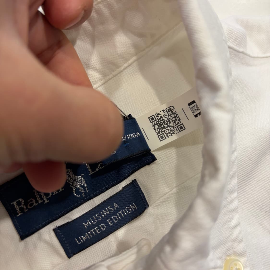[L] 폴로 랄프로렌 x 무신사 리미티드 에디션 화이트 셔츠 D550 상품이미지6