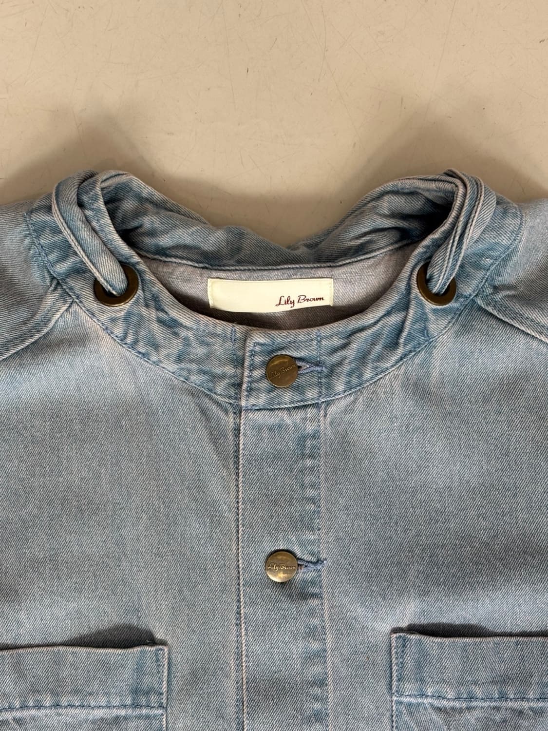 Lily Brown Denim Jacket 상품이미지4