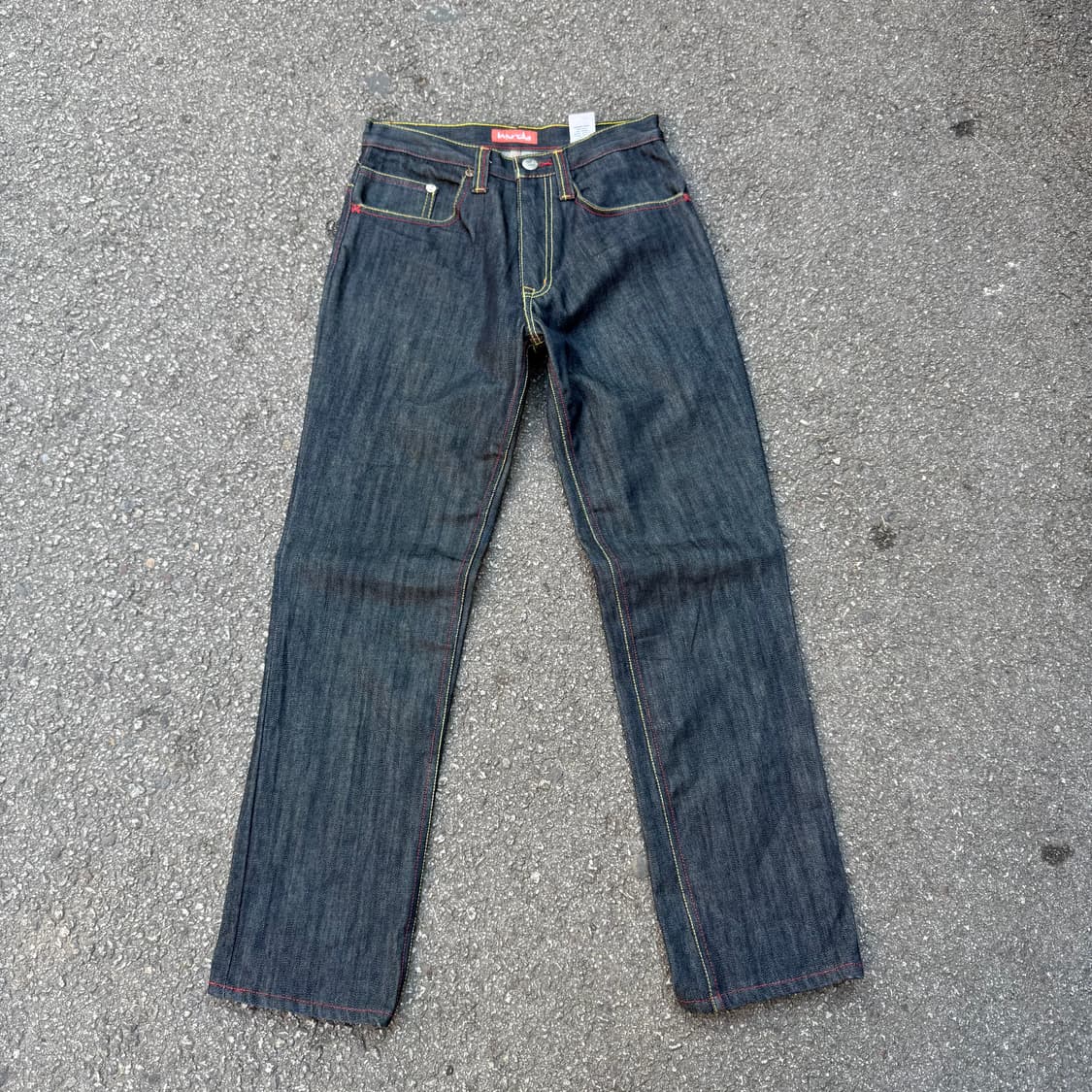 빈티지 독수리 자수 데님팬츠 상품이미지3