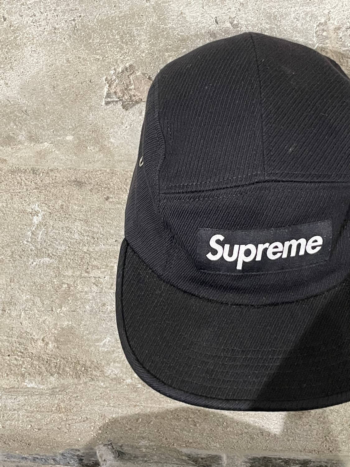 슈프림 블랙 카발리 트윌 캠프캡 상품이미지3