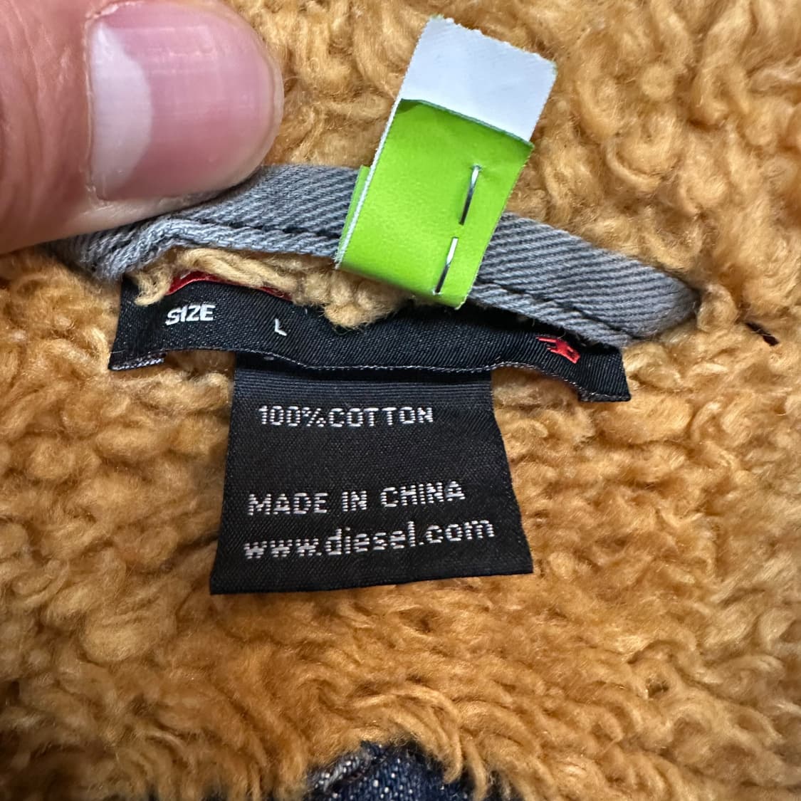 디젤 웨스턴 쉐르파 데님 자켓 상품이미지6