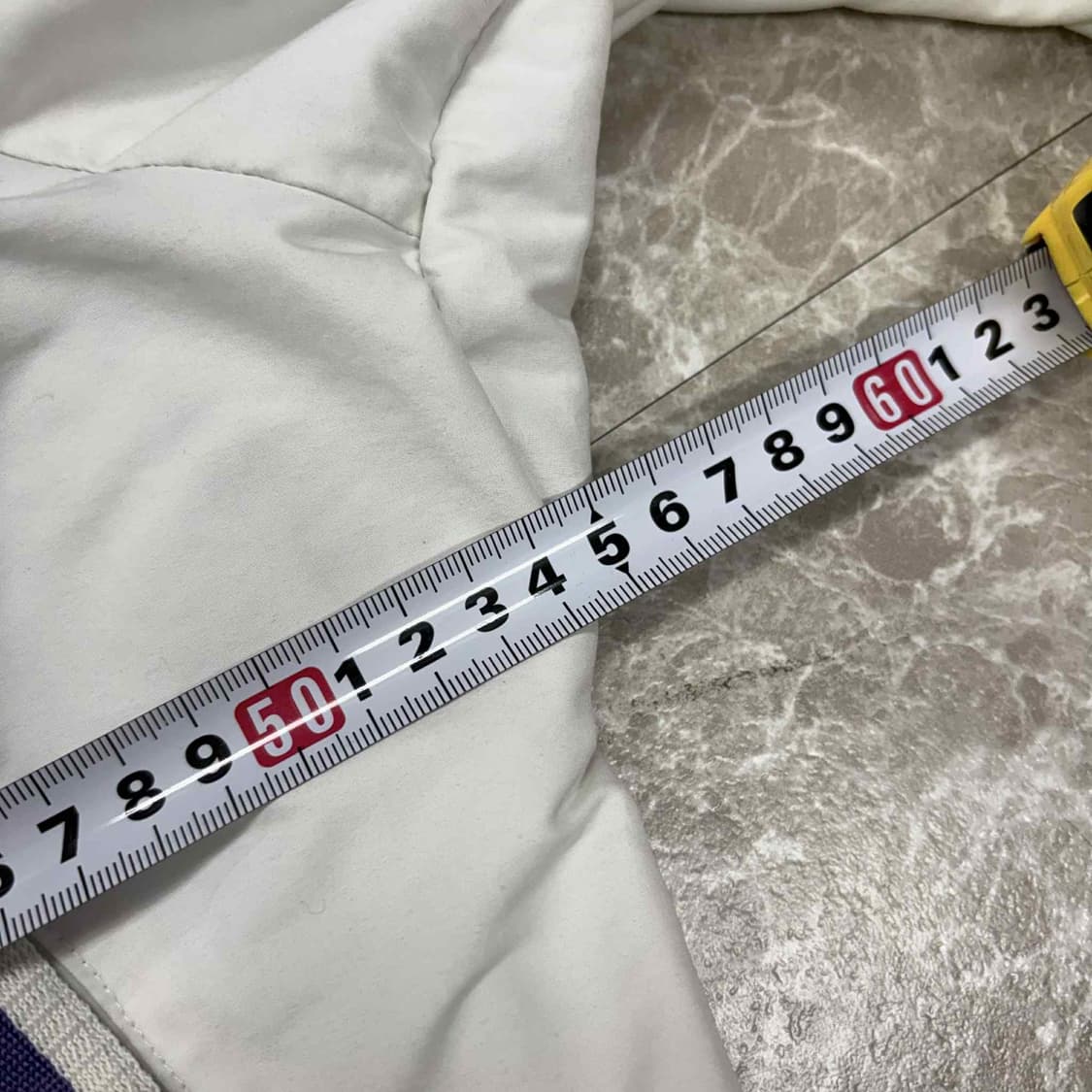 아디다스 신형 화이트 바시티 봄버 자켓 희귀져지(S) 상품이미지7
