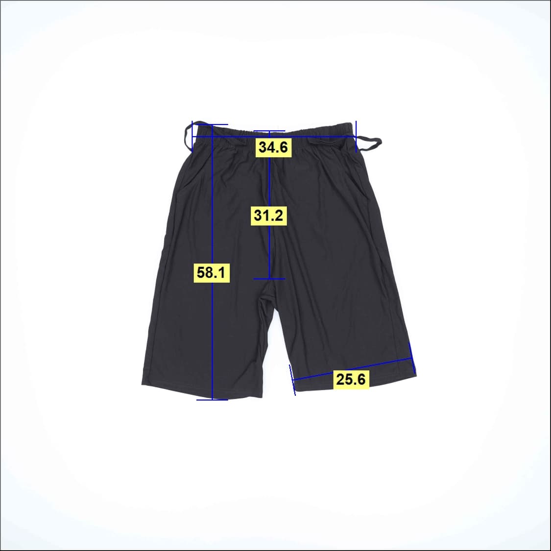 F 빈티지 블랙 반바지 0423H1 상품이미지4