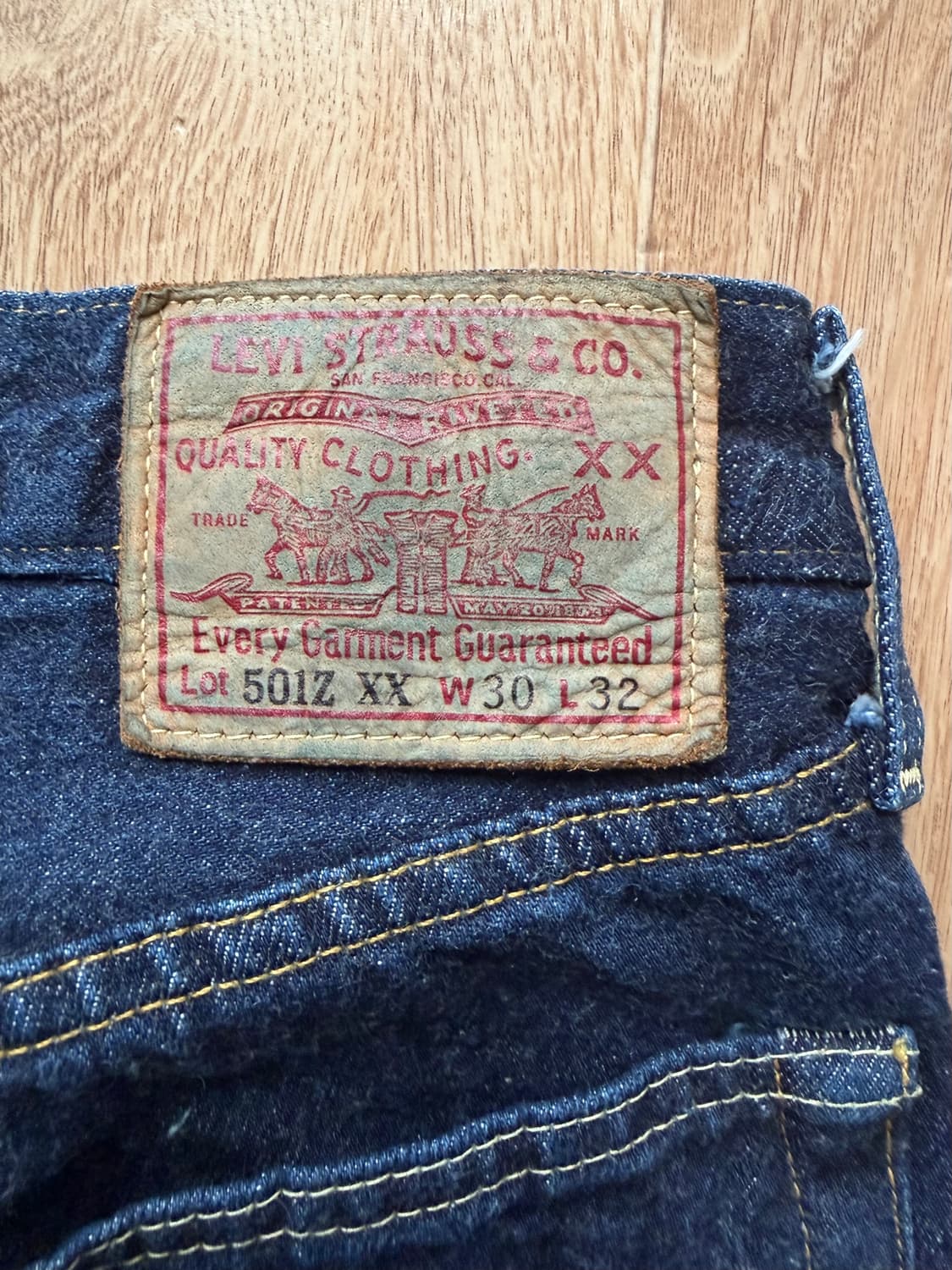 LVC 501Z XX 30/32 사이즈 판매합니다.  상품이미지1