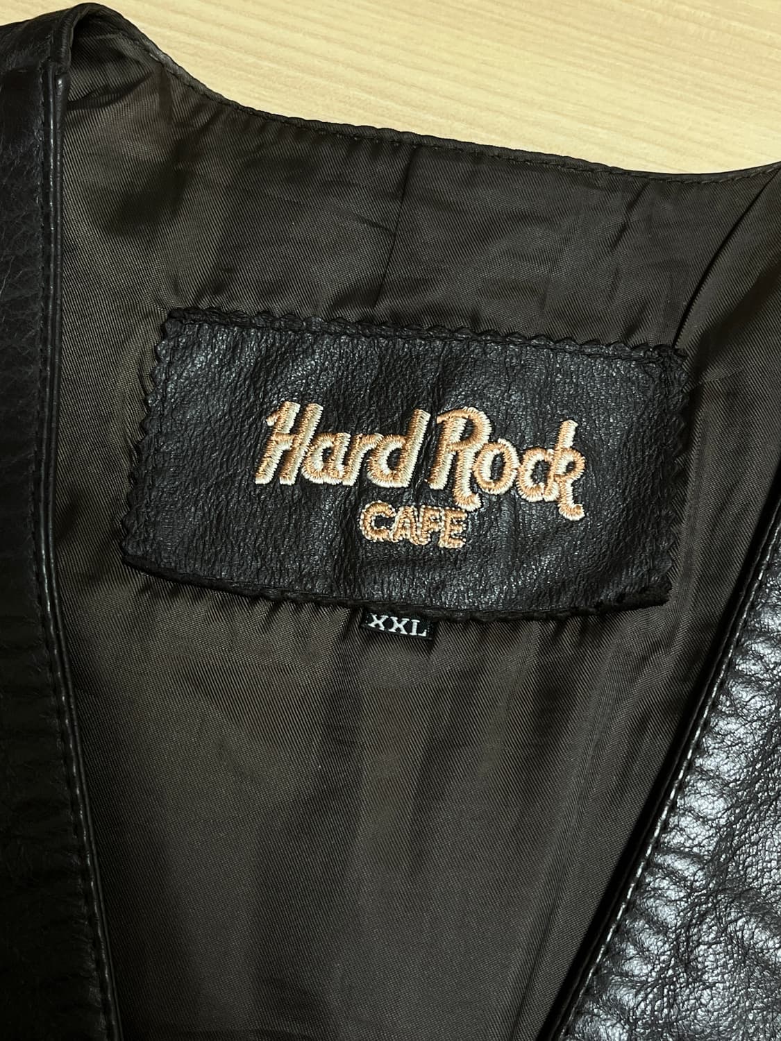 Hard Rock Cafe 가죽 조끼 하드락카페 상품이미지4